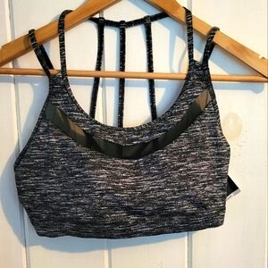 Victorias Secret VSX Lined Strappy Sheer Mesh Sports Bra